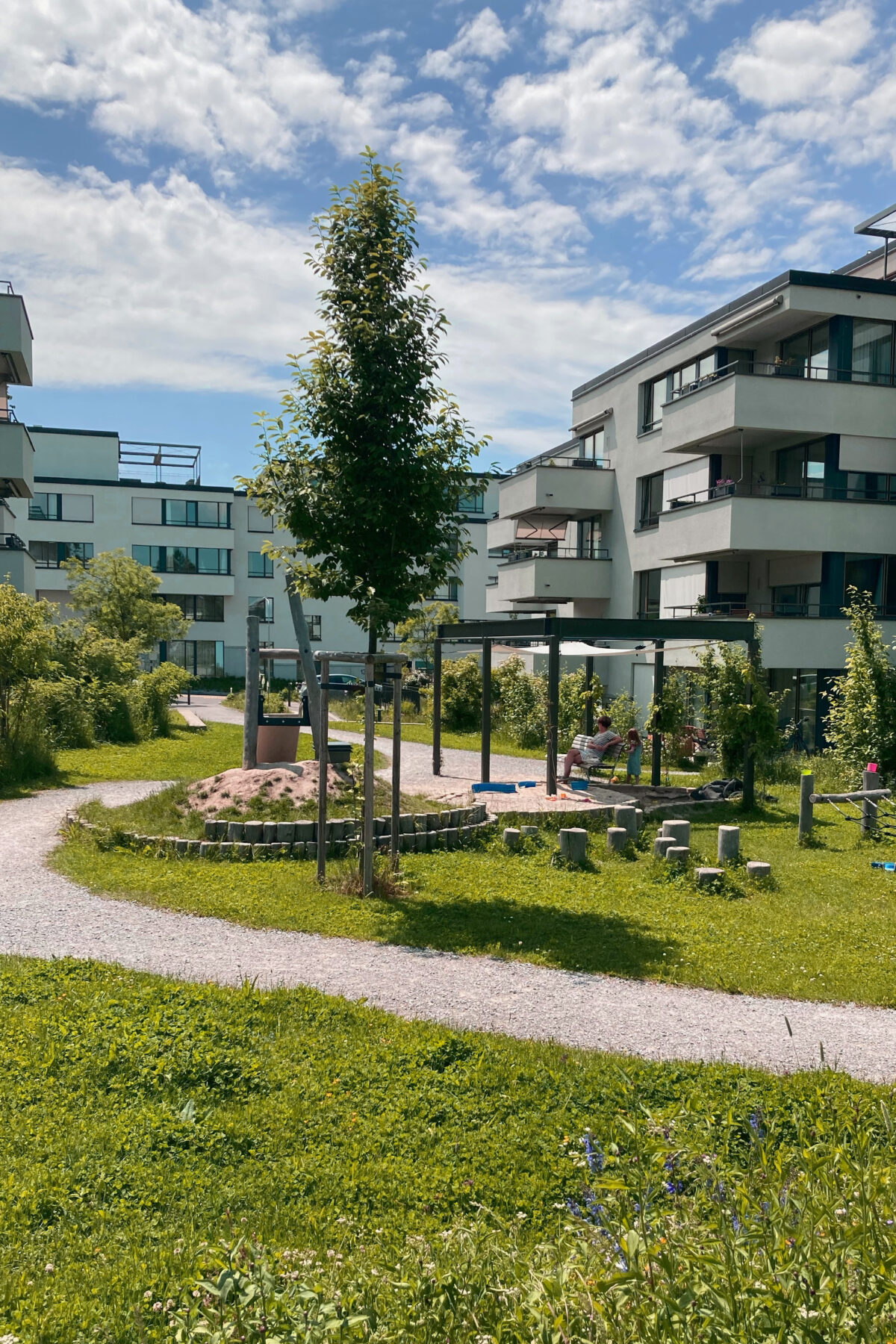 Freiraumgestaltung Wohnüberbauung Siedlung Brüderhofweg